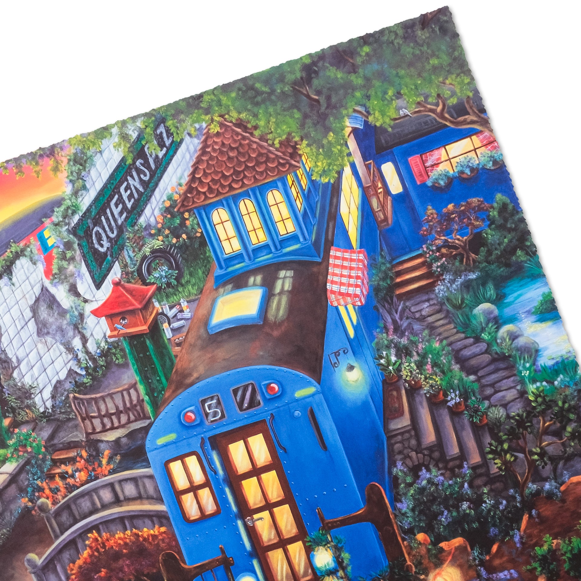 LADY PINK "Subway Village" Diptych Print