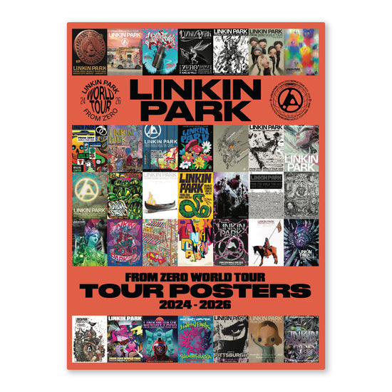 PRE-ORDER Linkin Park "FROM ZERO WORLD TOUR: Tour Posters (2024-2026)" Book