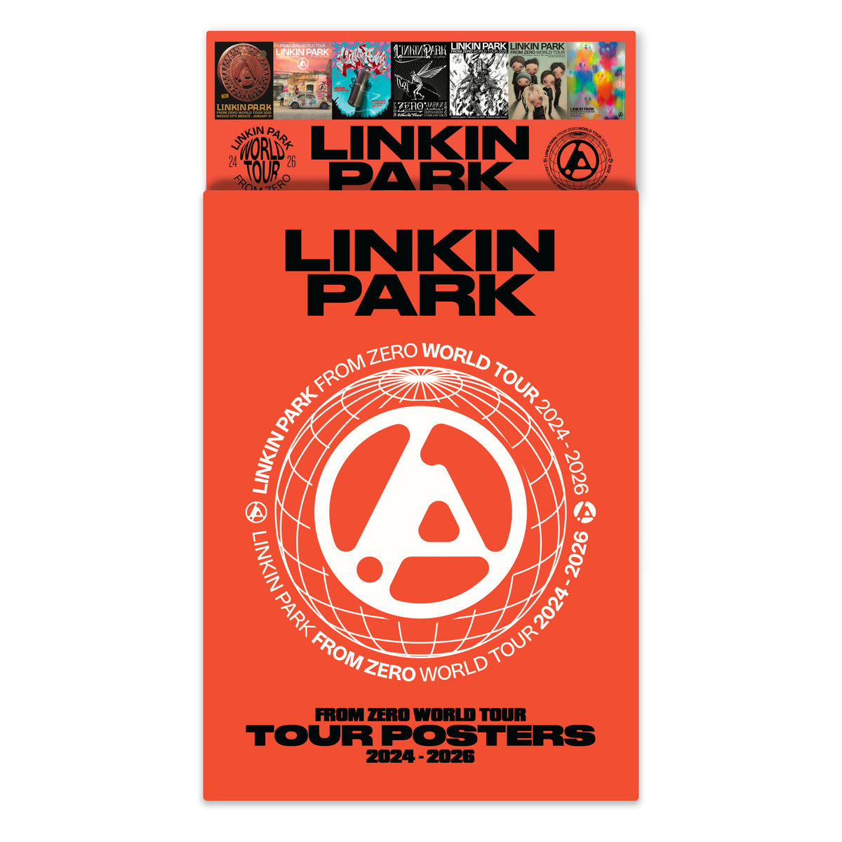 PRE-ORDER Linkin Park "FROM ZERO WORLD TOUR: Tour Posters (2024-2026)" Book