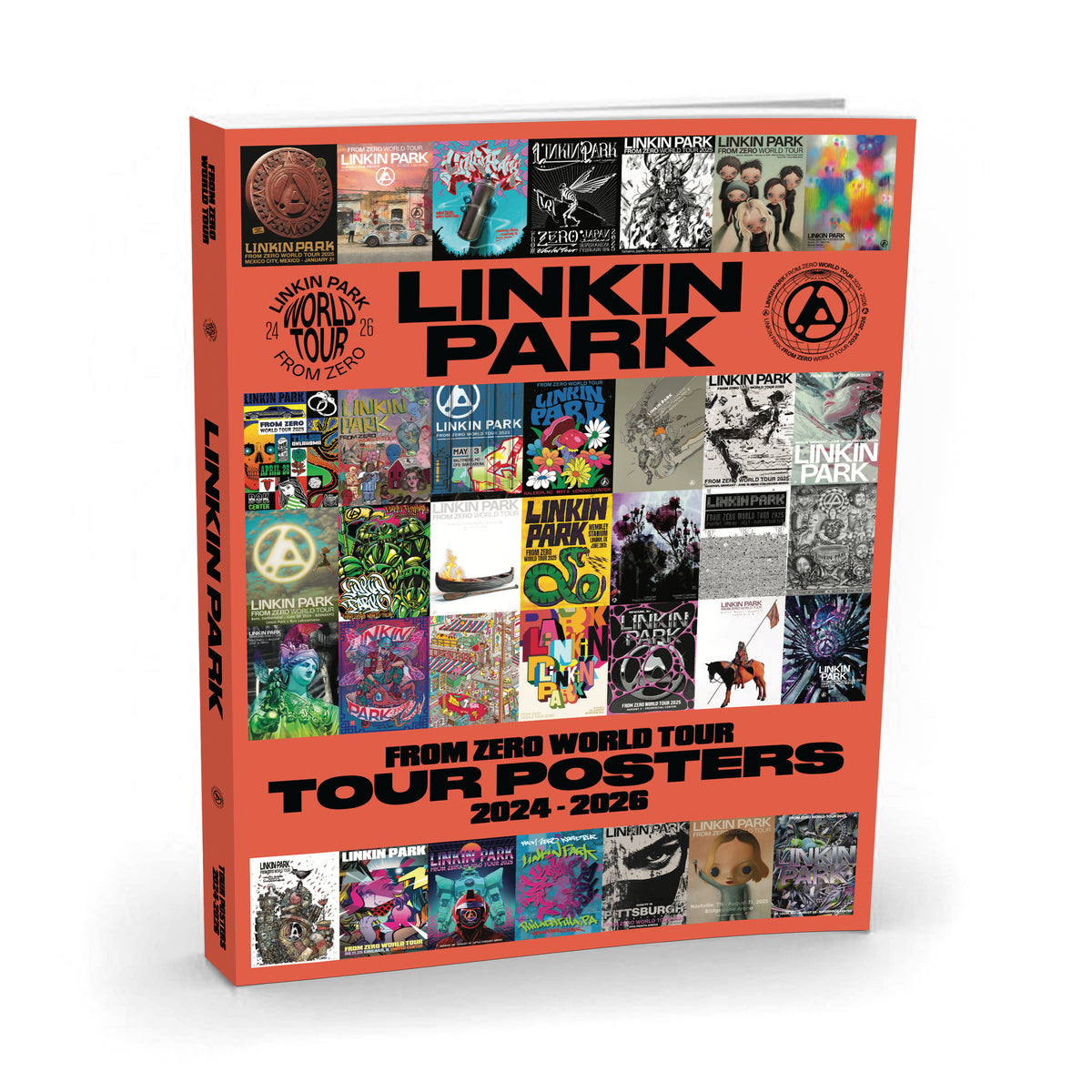 PRE-ORDER Linkin Park "FROM ZERO WORLD TOUR: Tour Posters (2024-2026)" Book