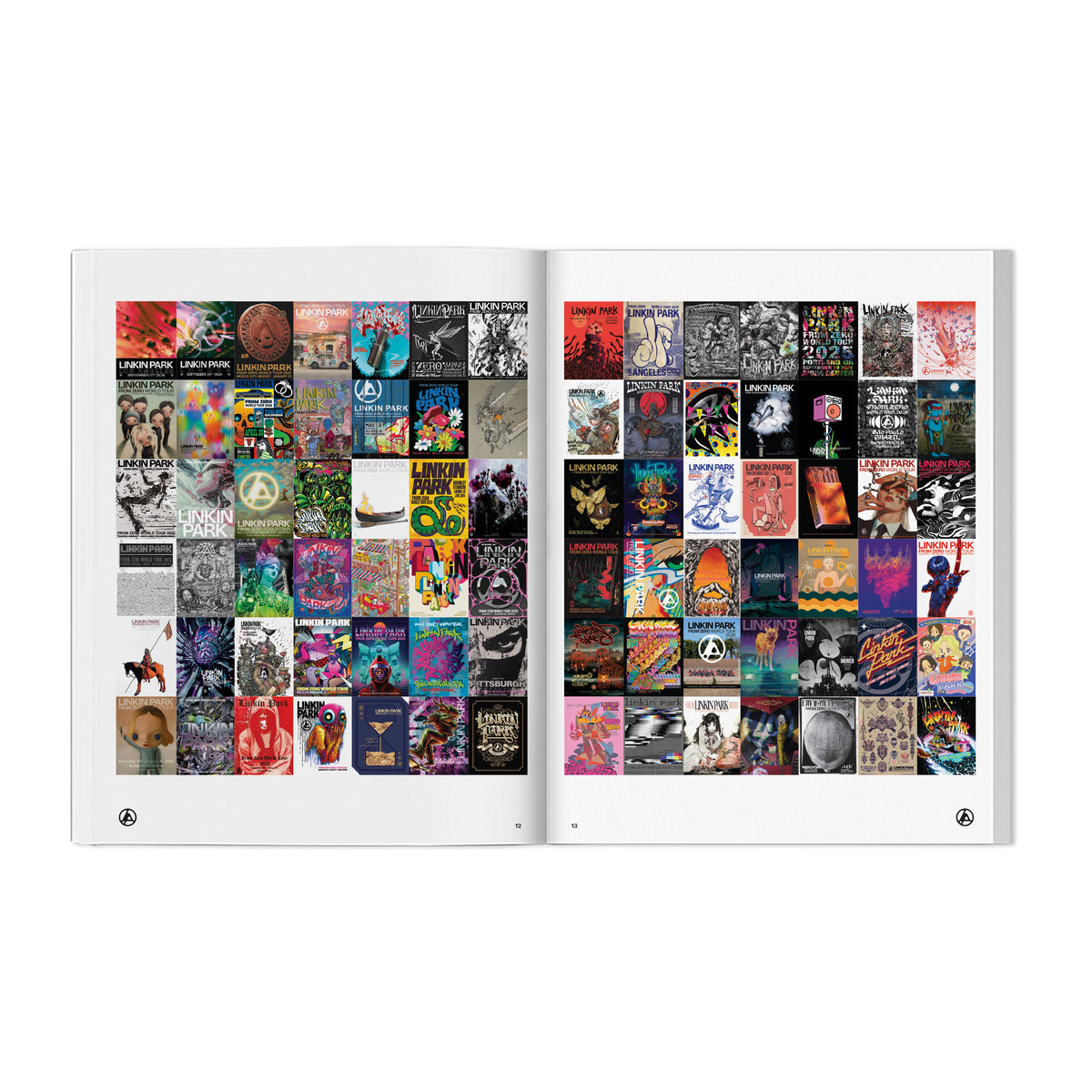 PRE-ORDER Linkin Park "FROM ZERO WORLD TOUR: Tour Posters (2024-2026)" Book