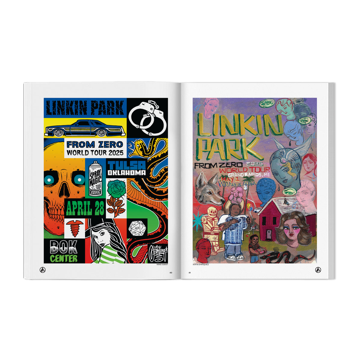PRE-ORDER Linkin Park "FROM ZERO WORLD TOUR: Tour Posters (2024-2026)" Book
