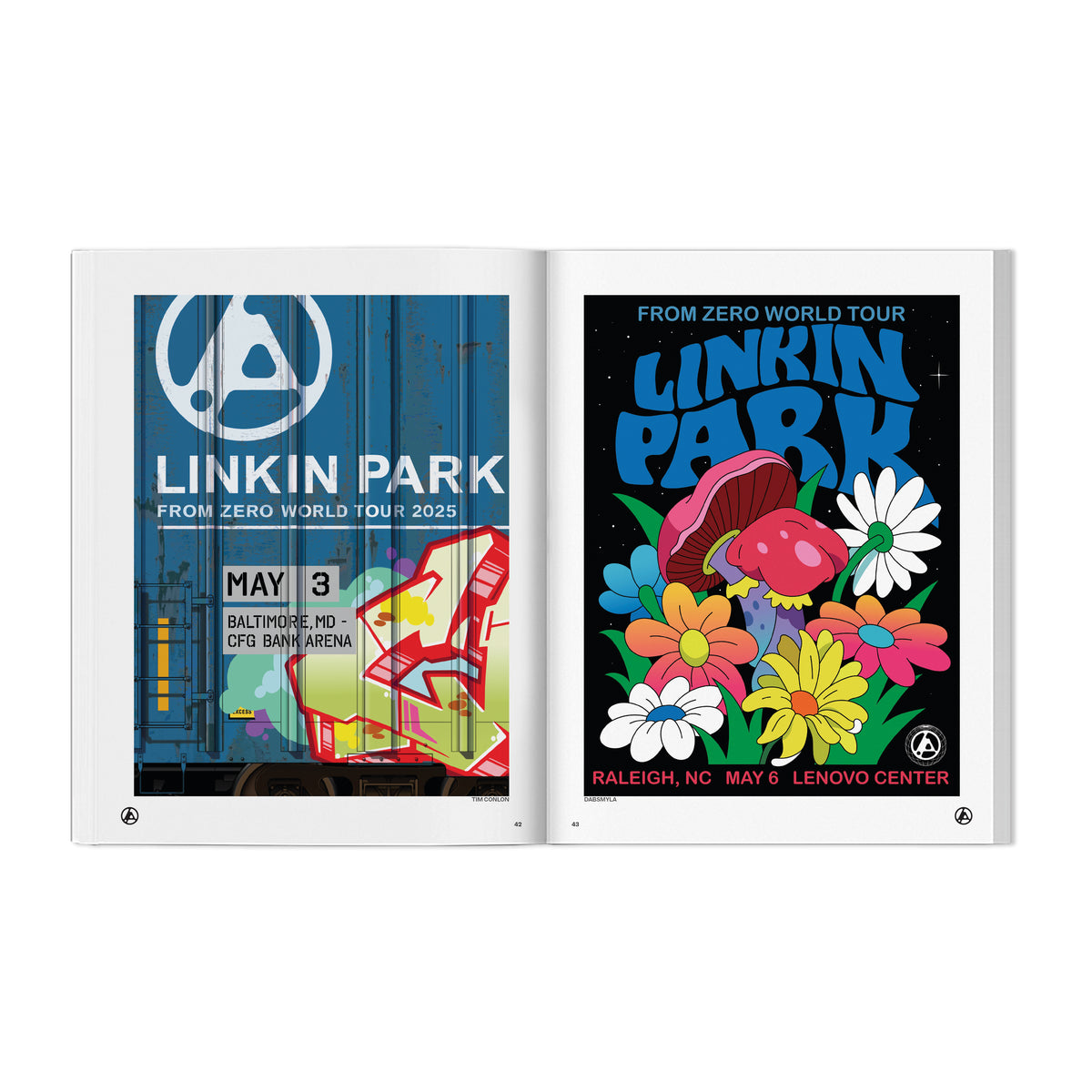 PRE-ORDER Linkin Park "FROM ZERO WORLD TOUR: Tour Posters (2024-2026)" Book