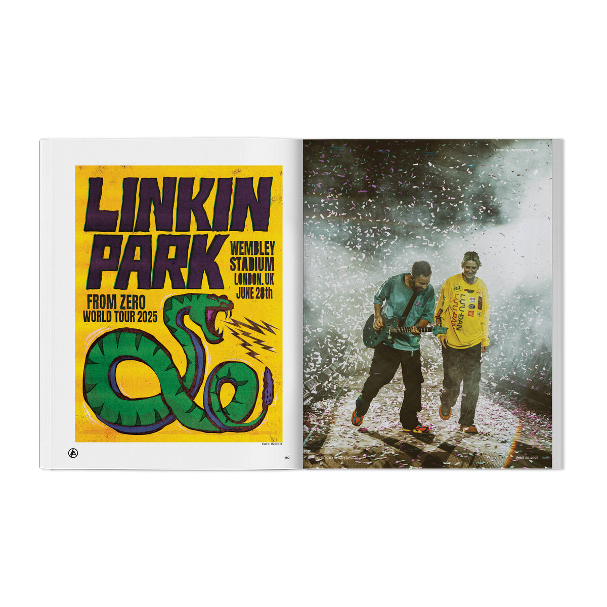 PRE-ORDER Linkin Park "FROM ZERO WORLD TOUR: Tour Posters (2024-2026)" Book