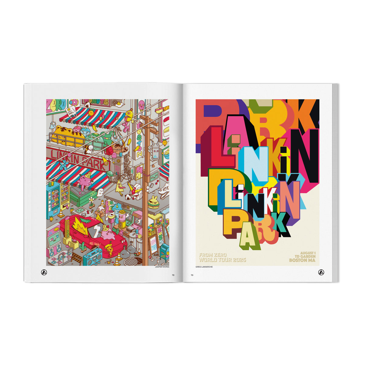 PRE-ORDER Linkin Park "FROM ZERO WORLD TOUR: Tour Posters (2024-2026)" Book
