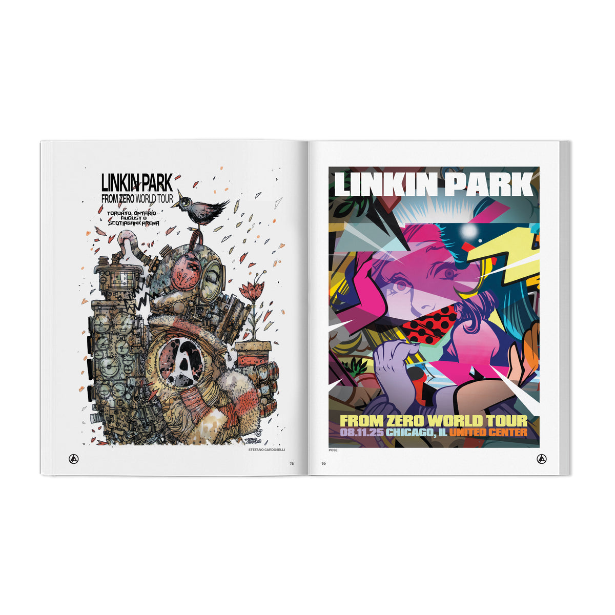 PRE-ORDER Linkin Park "FROM ZERO WORLD TOUR: Tour Posters (2024-2026)" Book