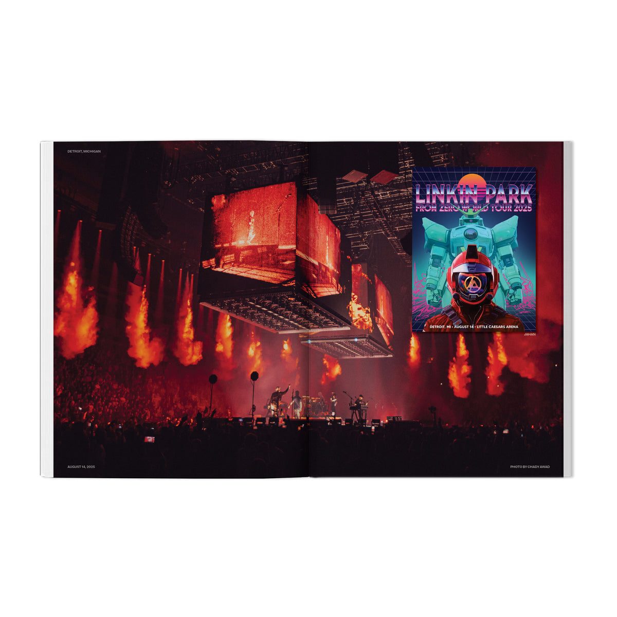 PRE-ORDER Linkin Park "FROM ZERO WORLD TOUR: Tour Posters (2024-2026)" Book