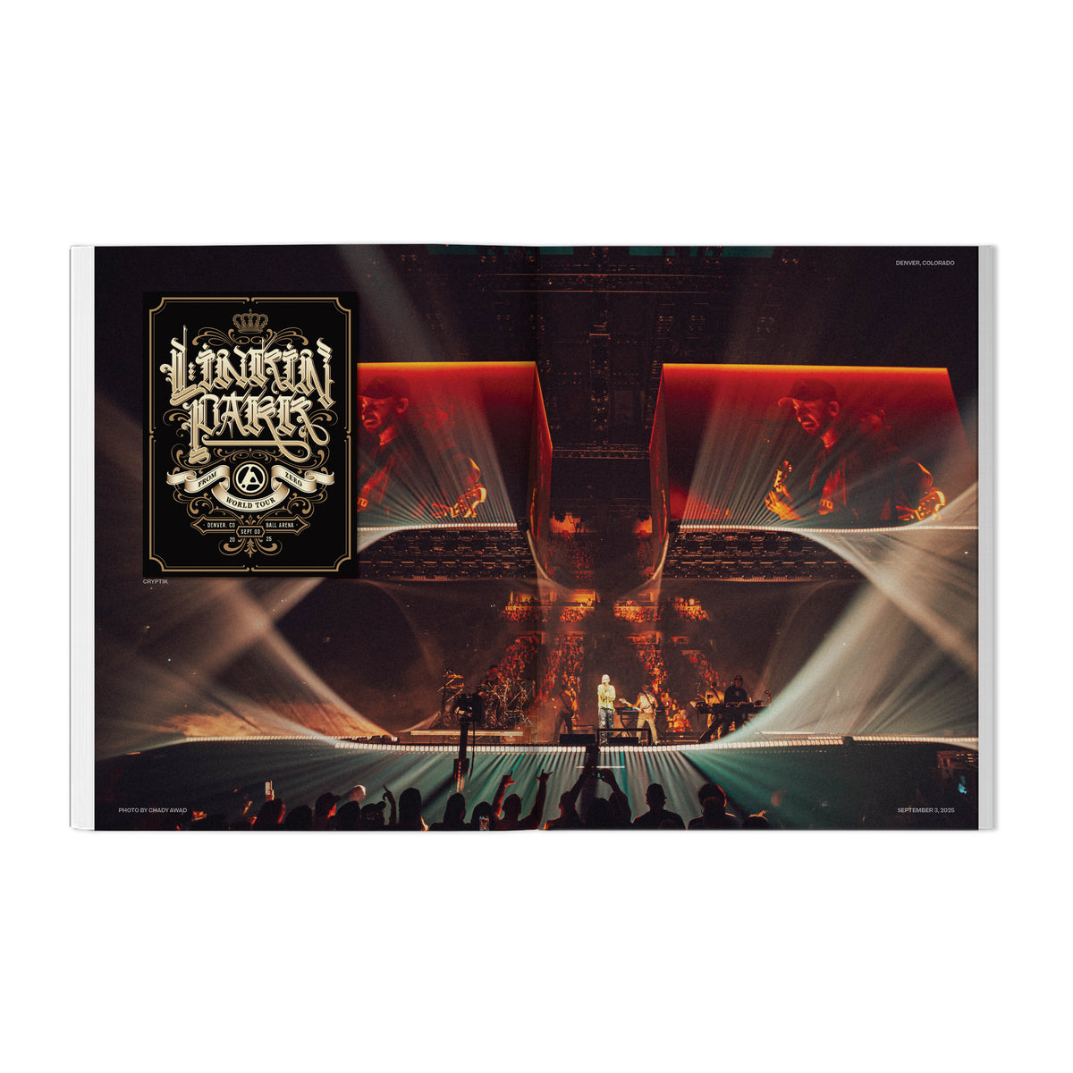 PRE-ORDER Linkin Park "FROM ZERO WORLD TOUR: Tour Posters (2024-2026)" Book