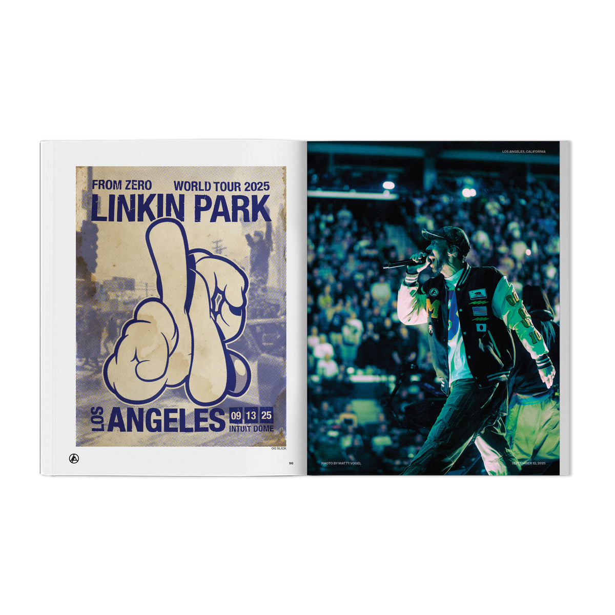 PRE-ORDER Linkin Park "FROM ZERO WORLD TOUR: Tour Posters (2024-2026)" Book