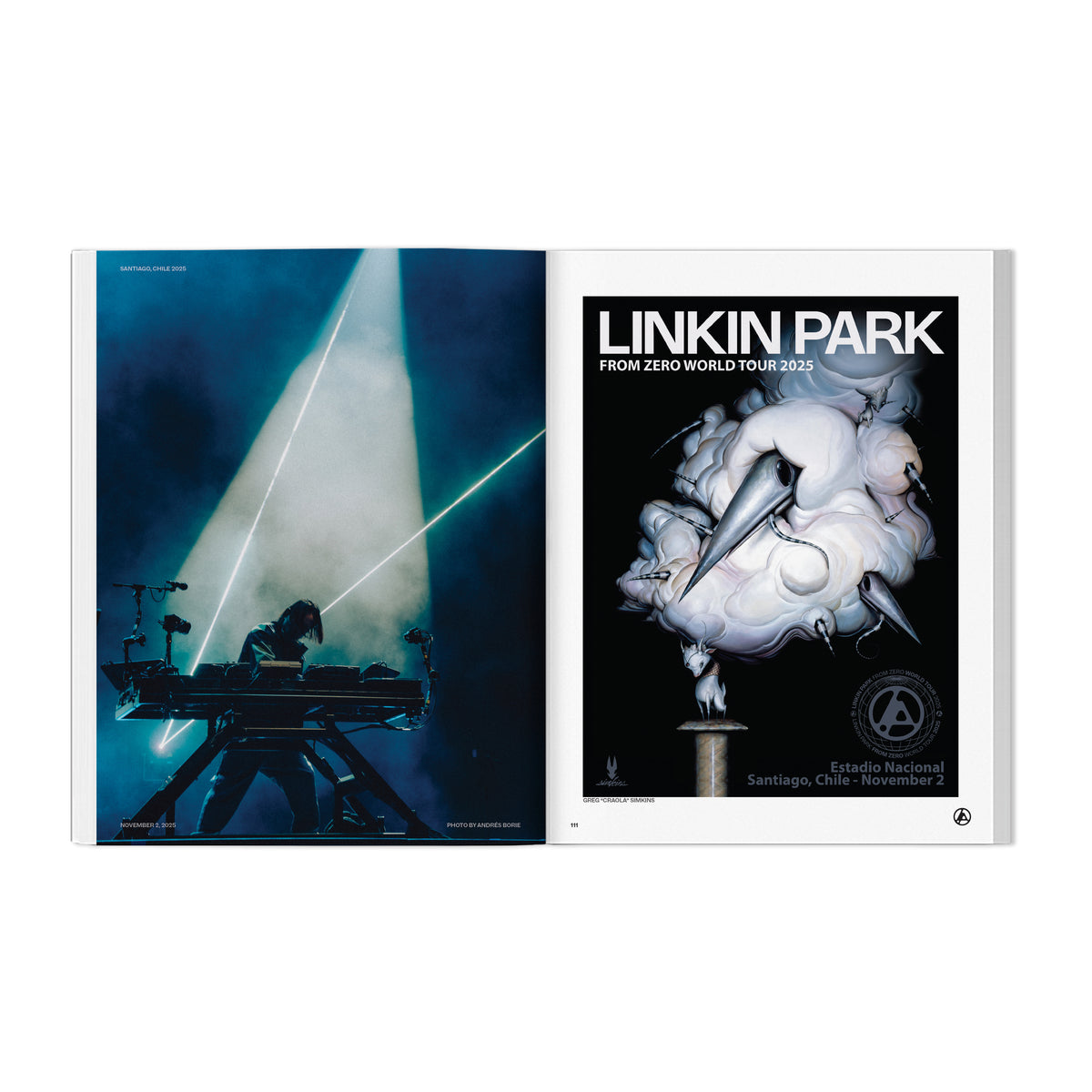 PRE-ORDER Linkin Park "FROM ZERO WORLD TOUR: Tour Posters (2024-2026)" Book