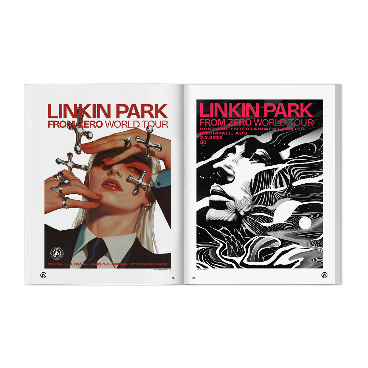 PRE-ORDER Linkin Park "FROM ZERO WORLD TOUR: Tour Posters (2024-2026)" Book