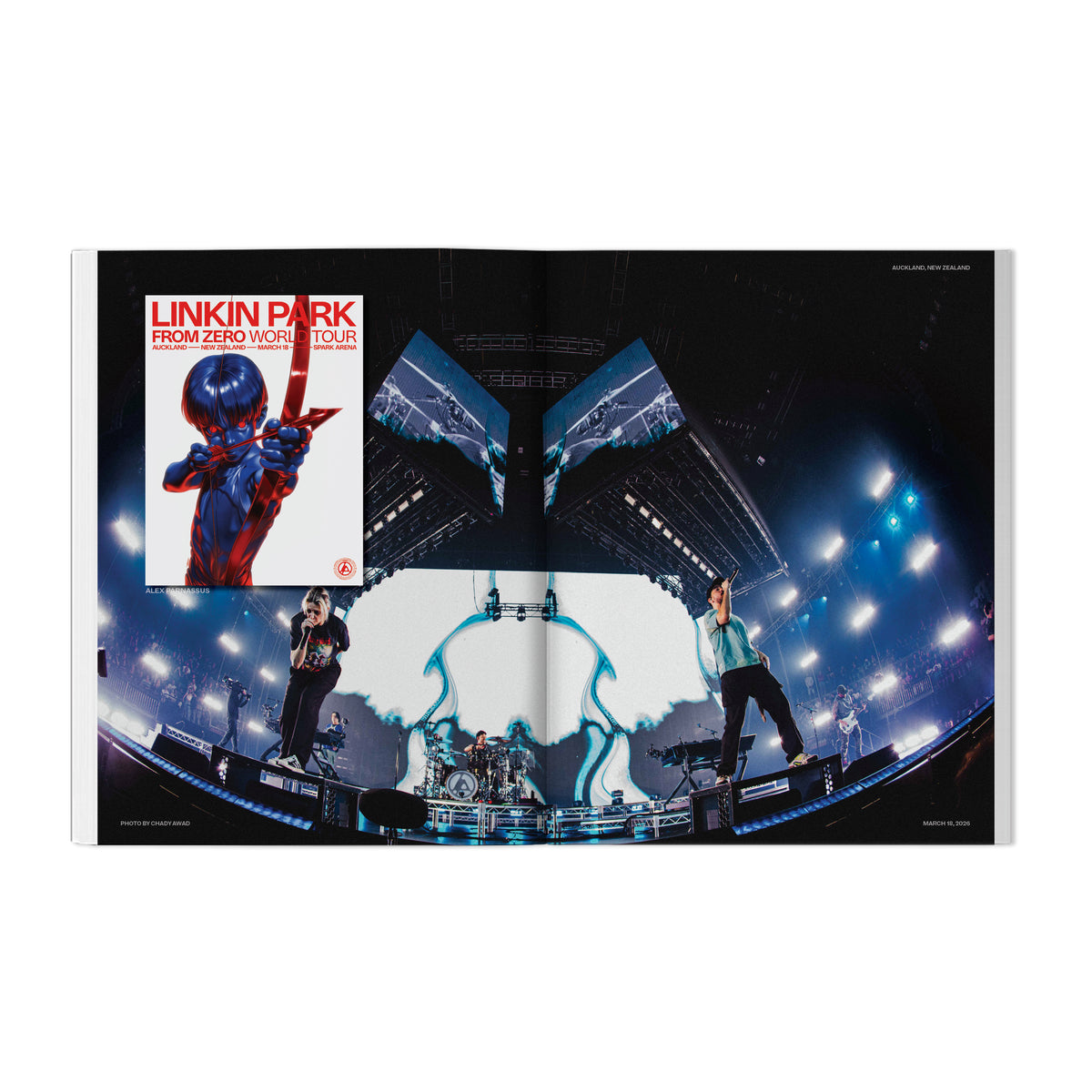 PRE-ORDER Linkin Park "FROM ZERO WORLD TOUR: Tour Posters (2024-2026)" Book