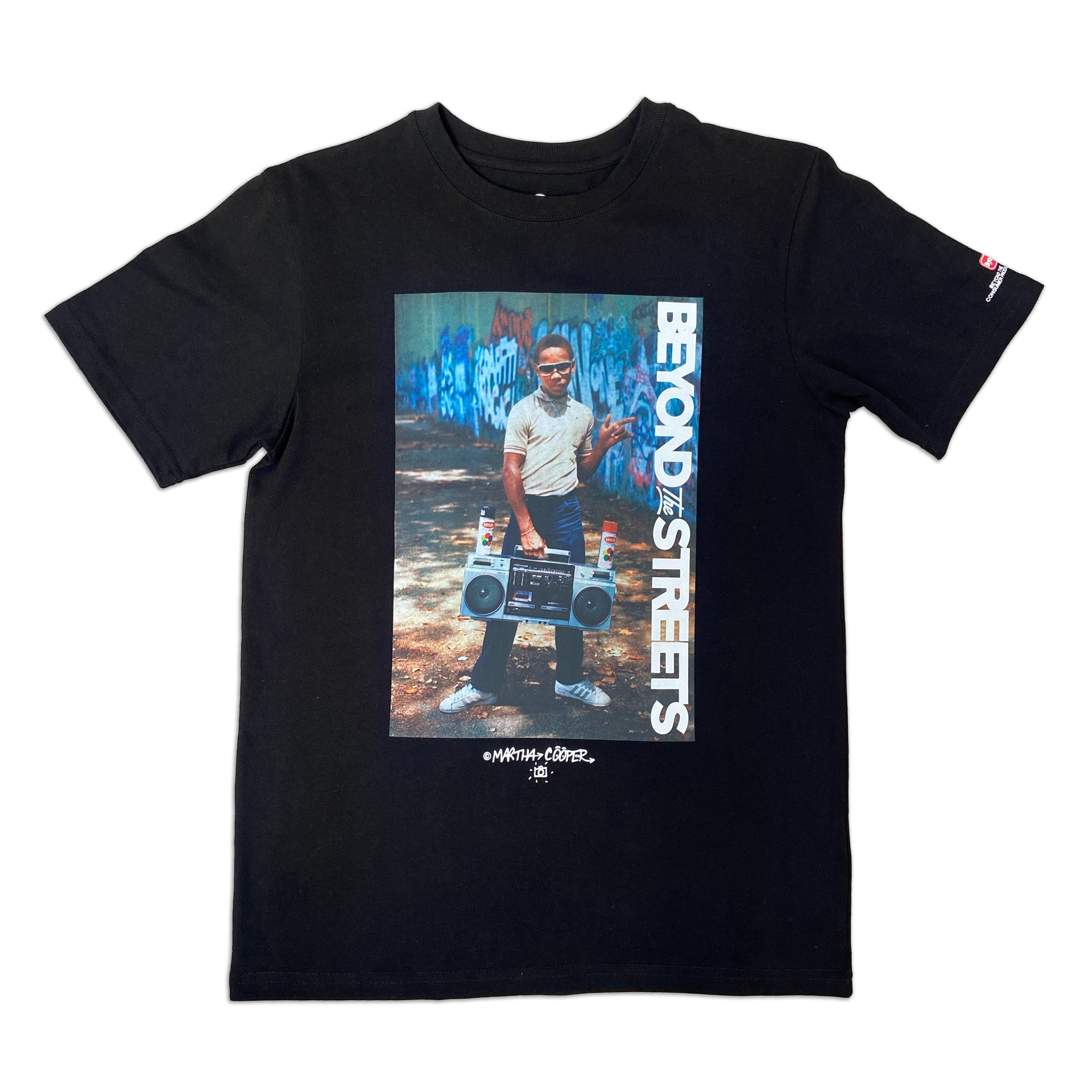 T-Shirt Donna Street Art | Morbido Cotone 100% Ring Spun | Vestibilità Regular | Stampa Resistente | Colore Nero Taglia M