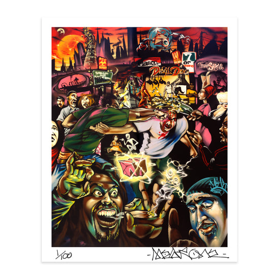 MEAR ONE "Babylon Overdrive" Print
