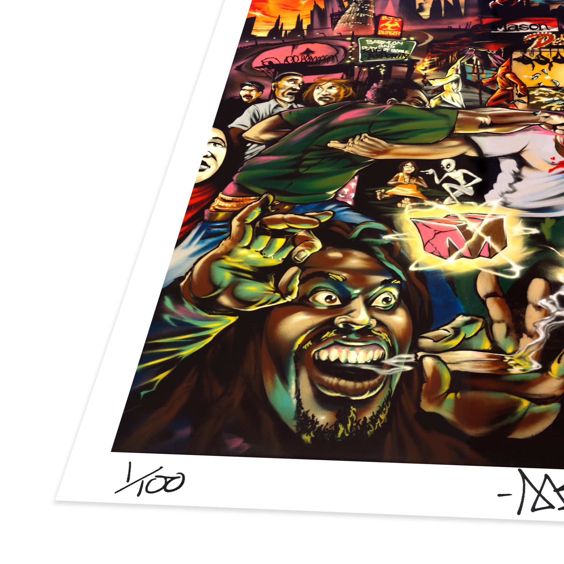 MEAR ONE "Babylon Overdrive" Print