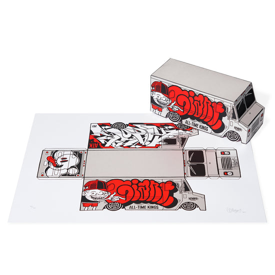 Mike Giant "Fold-Up Box Van" Print