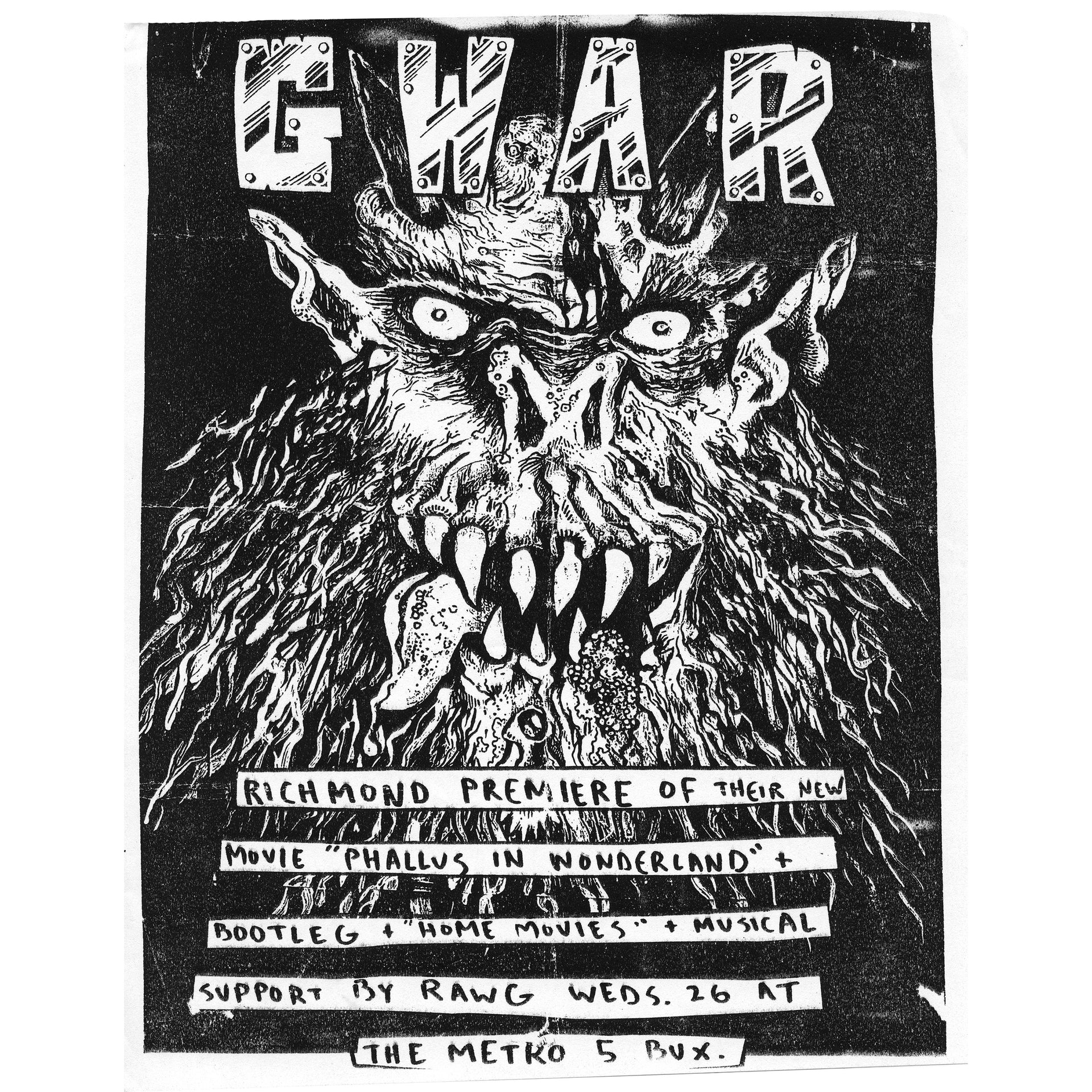 GWAR X BEYOND THE STREETS "GWAR" Flyer Packs