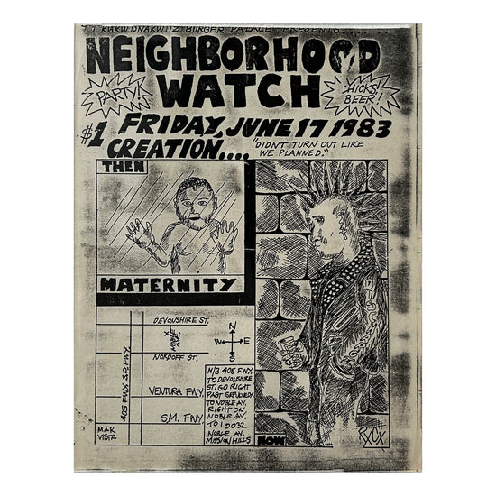 Kill Your Idols "Neighborhood Watch" Vintage Flyer