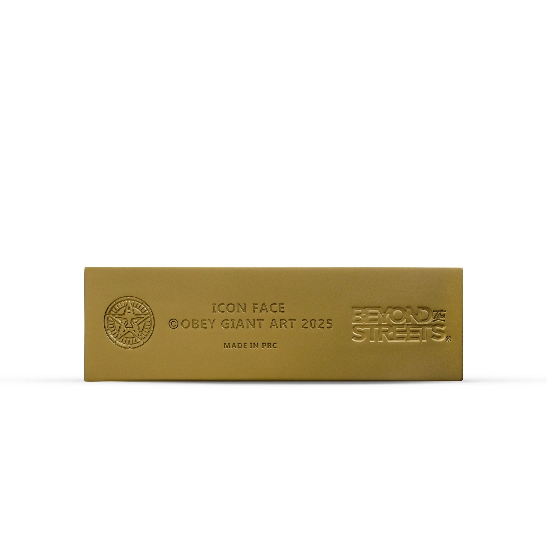 Shepard Fairey "Icon Face (Gold)" Sculpture Edition