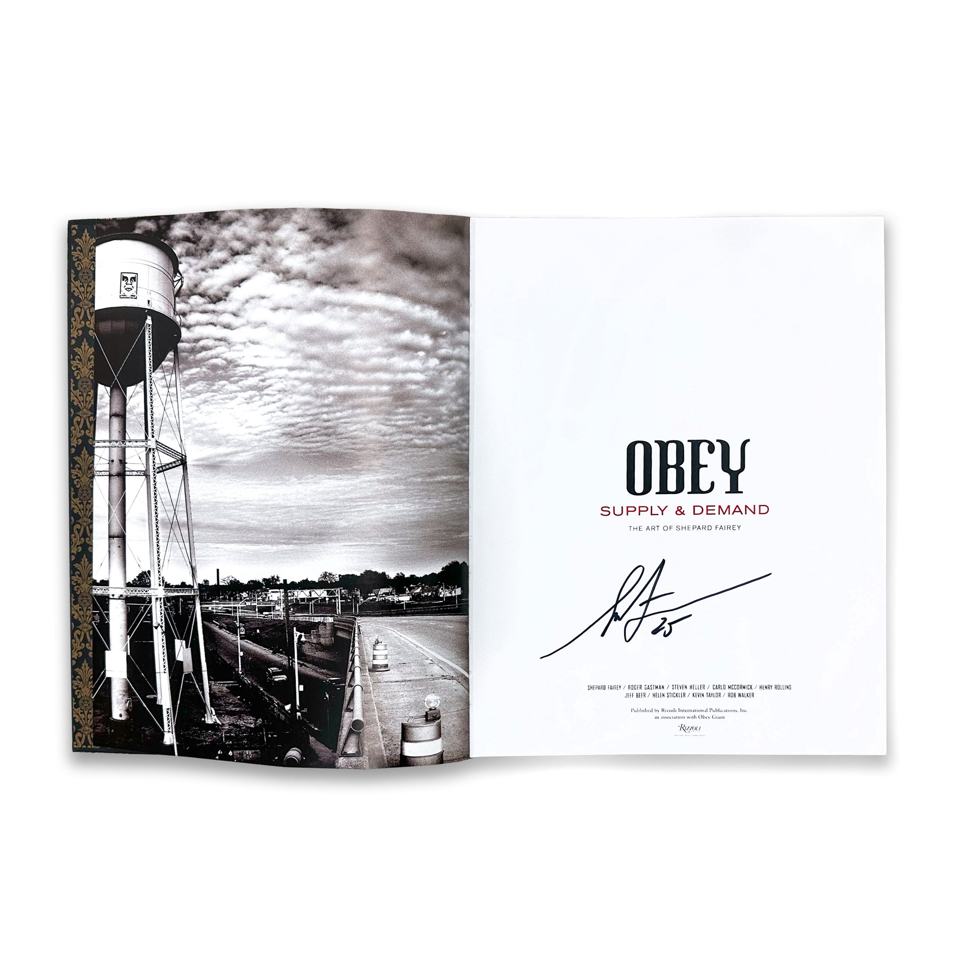 Shepard Fairey Hand-Signed "20 Year Edition: Supply & Demand" Book