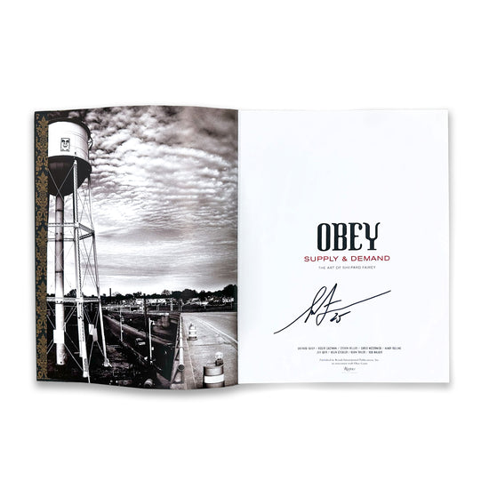 Shepard Fairey Hand-Signed "20 Year Edition: Supply & Demand" Book