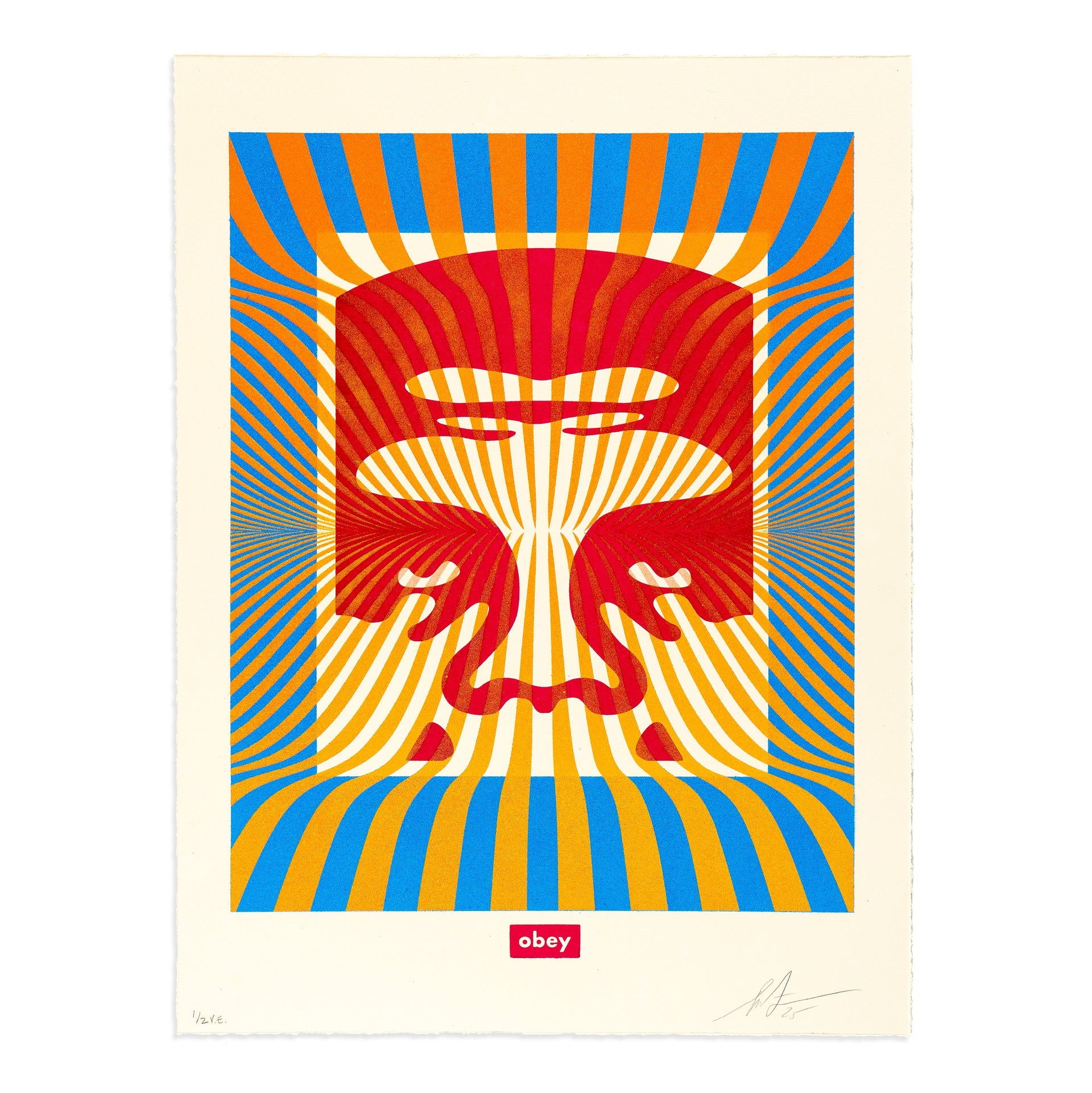 Shepard Fairey "Op-Art Icon 11, #1/2" Print