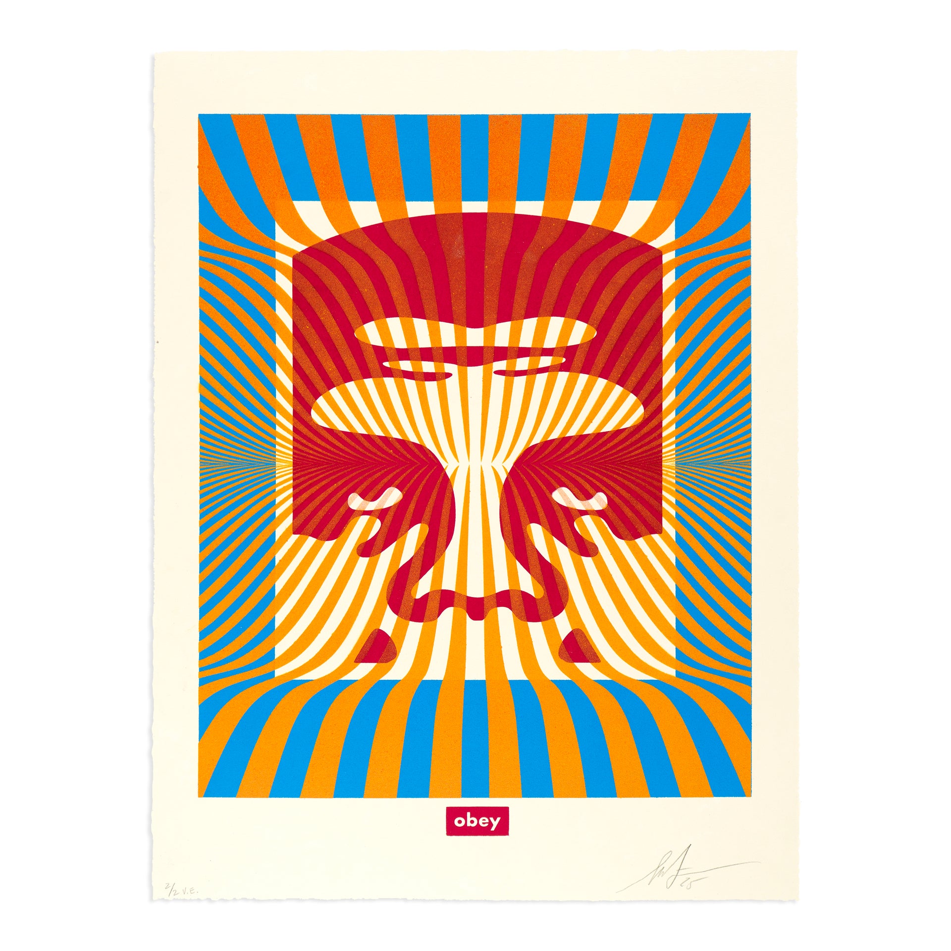 Shepard Fairey "Op-Art Icon 11, #2/2" Print