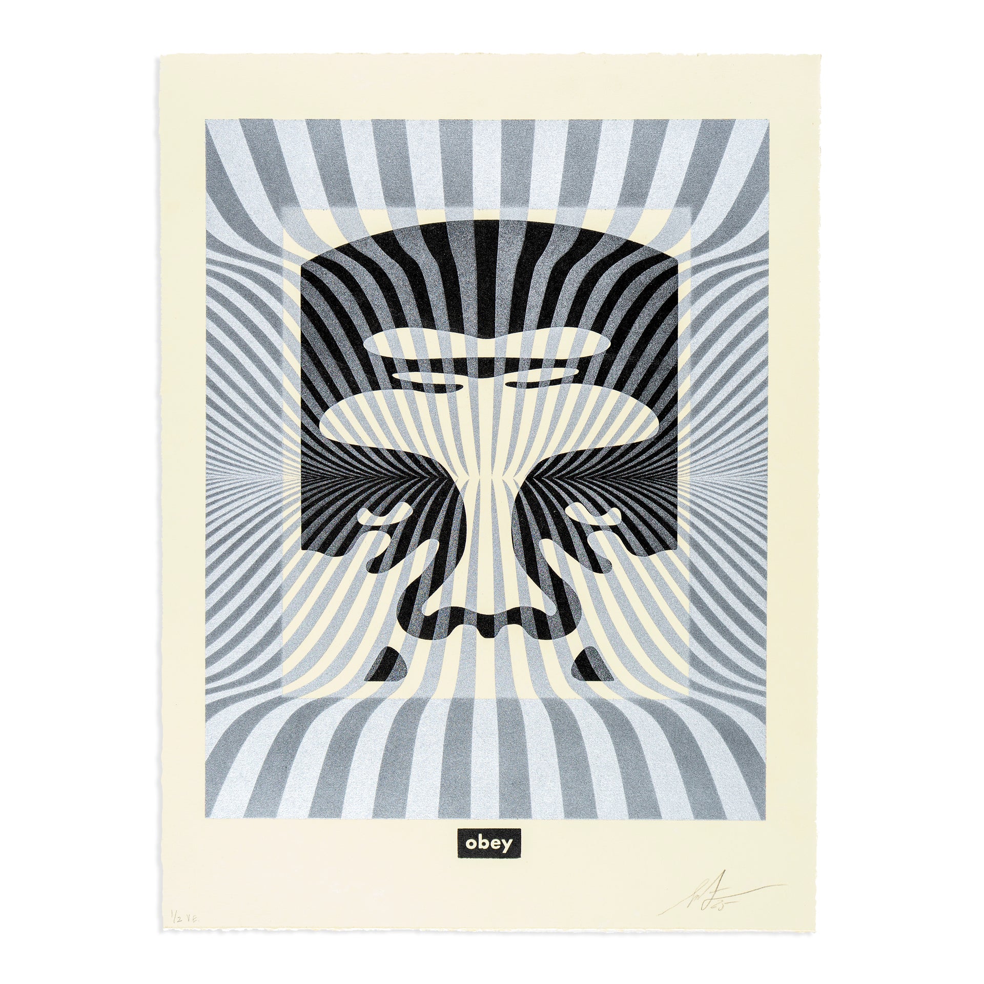 Shepard Fairey "Op-Art Icon 15, #1/2" Print
