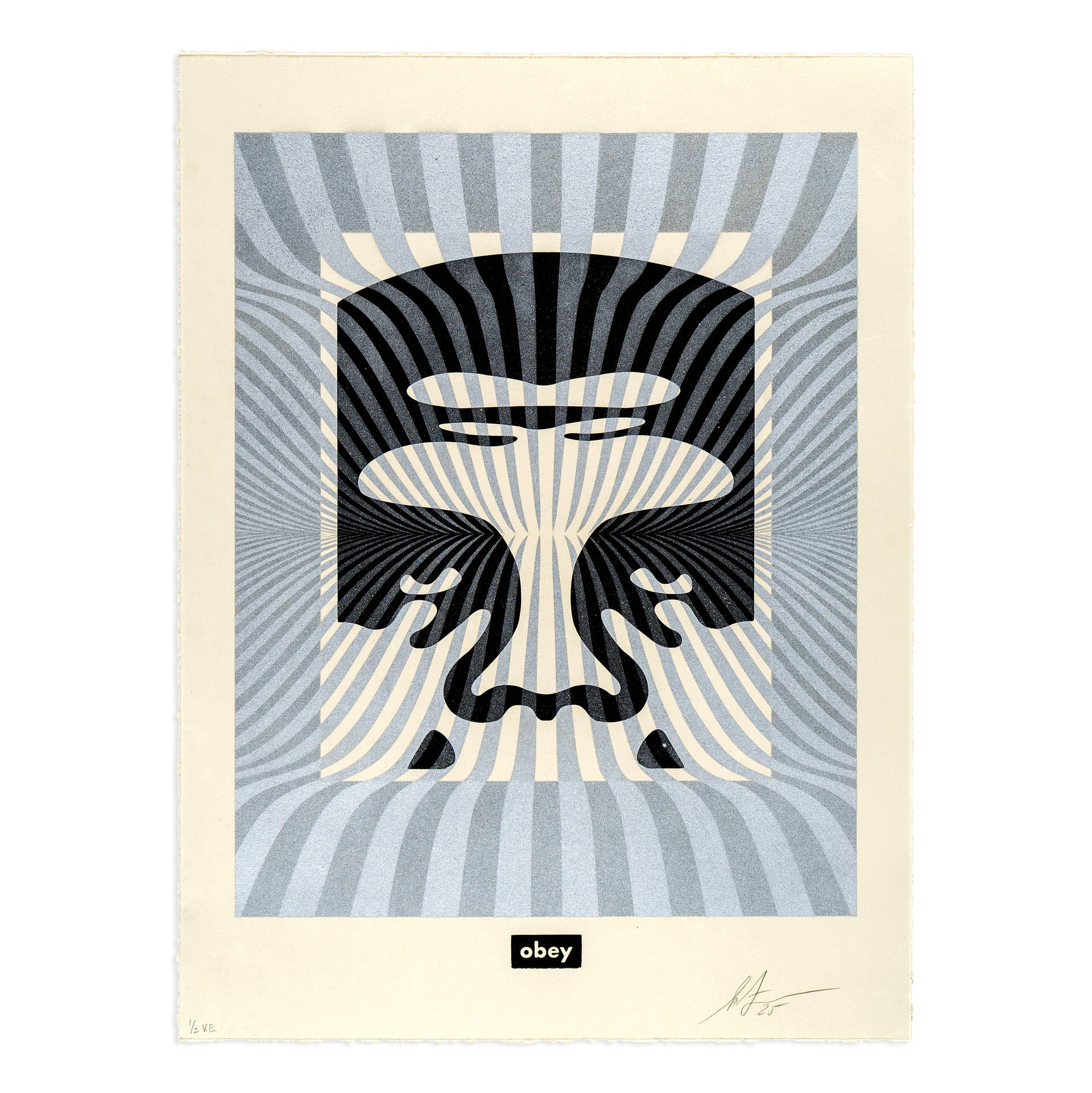 Shepard Fairey "Op-Art Icon 16, #1/2" Print