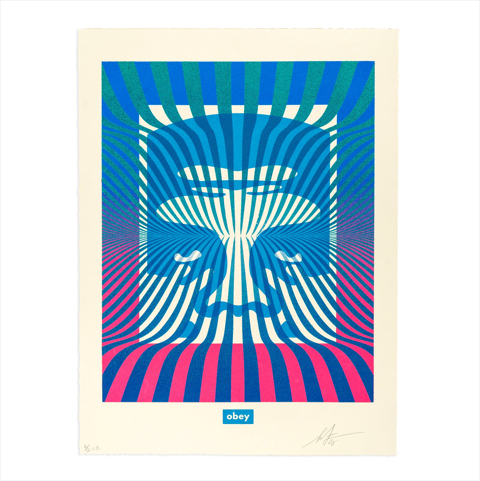 Shepard Fairey "Op-Art Icon 2, #2/2" Print
