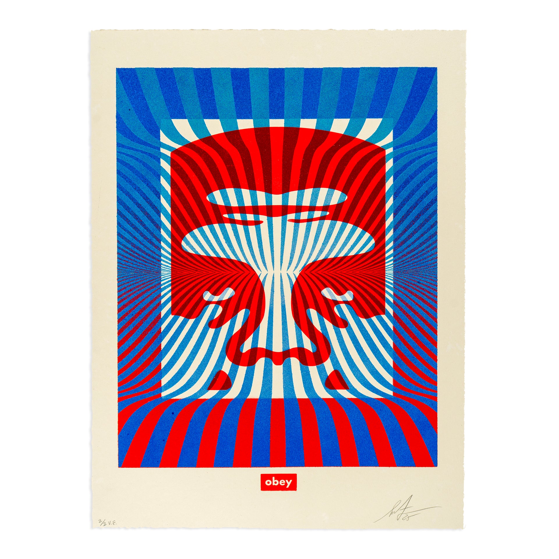 Shepard Fairey "Op-Art Icon 4, #2/2" Print