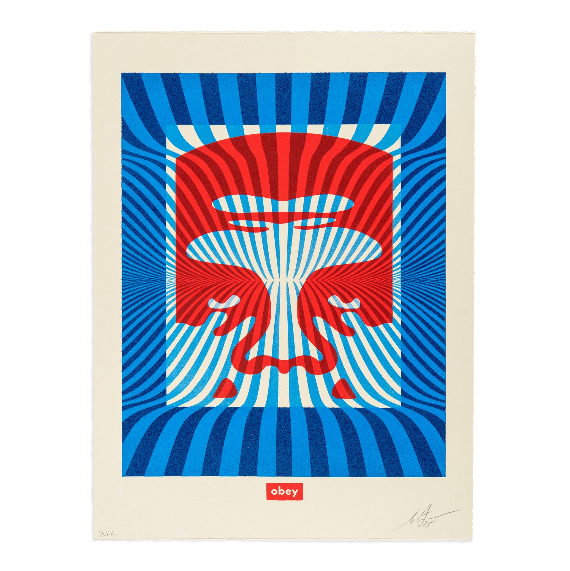 Shepard Fairey "Op-Art Icon 5, #1/2" Print