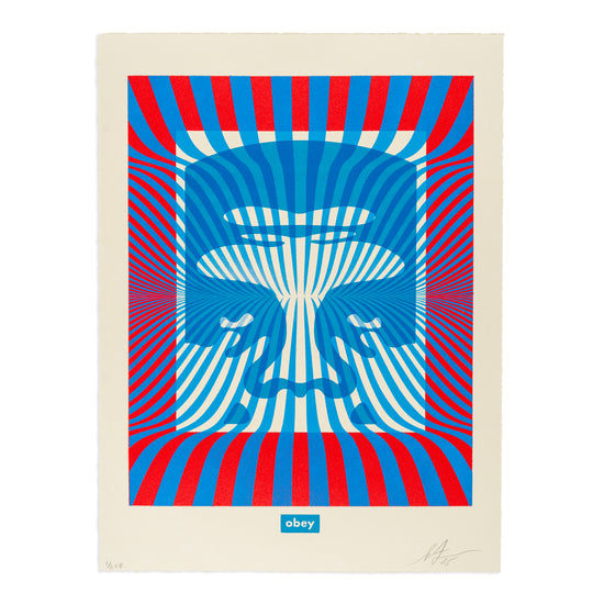 Shepard Fairey "Op-Art Icon 6, #1/2" Print