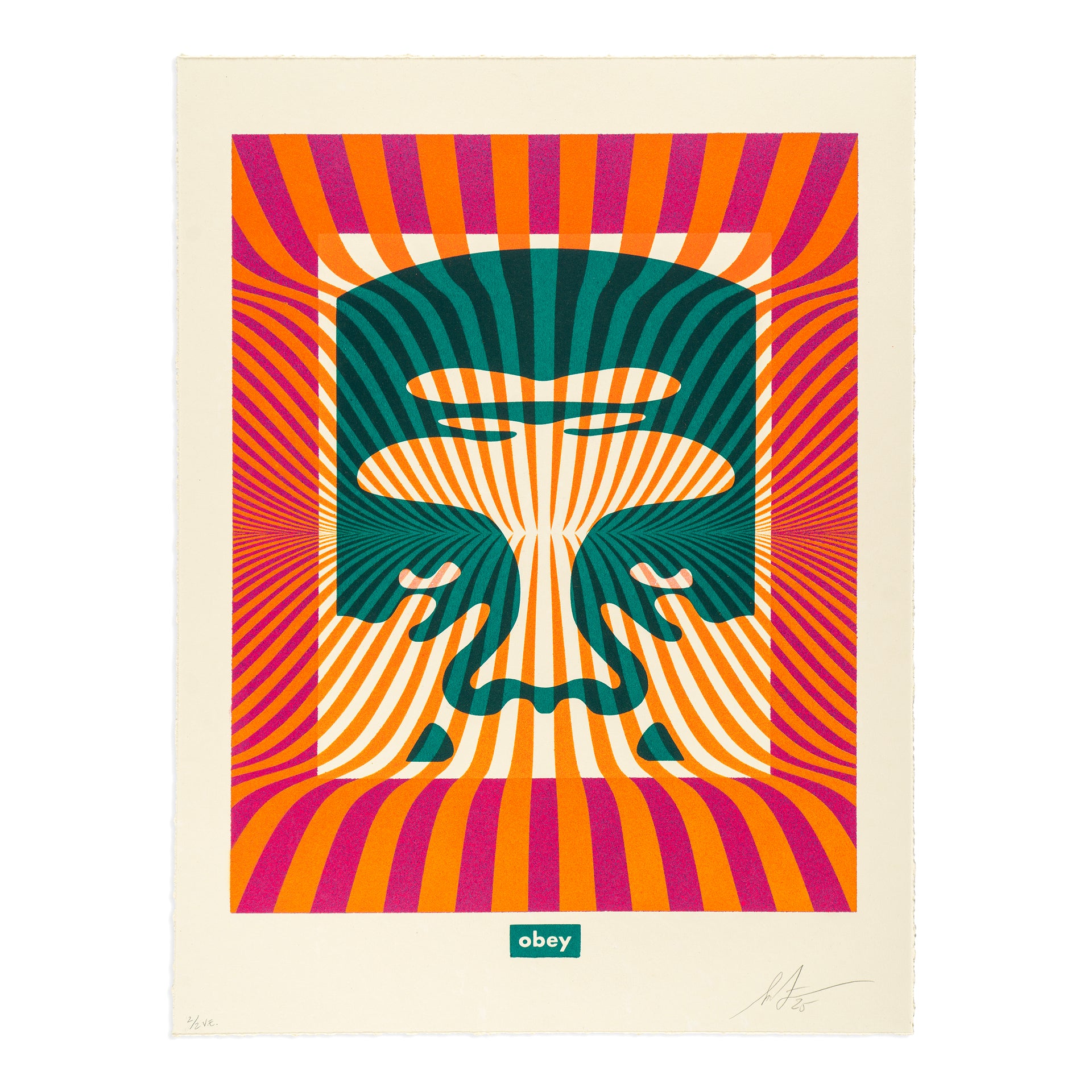Shepard Fairey "Op-Art Icon 8, #2/2" Print