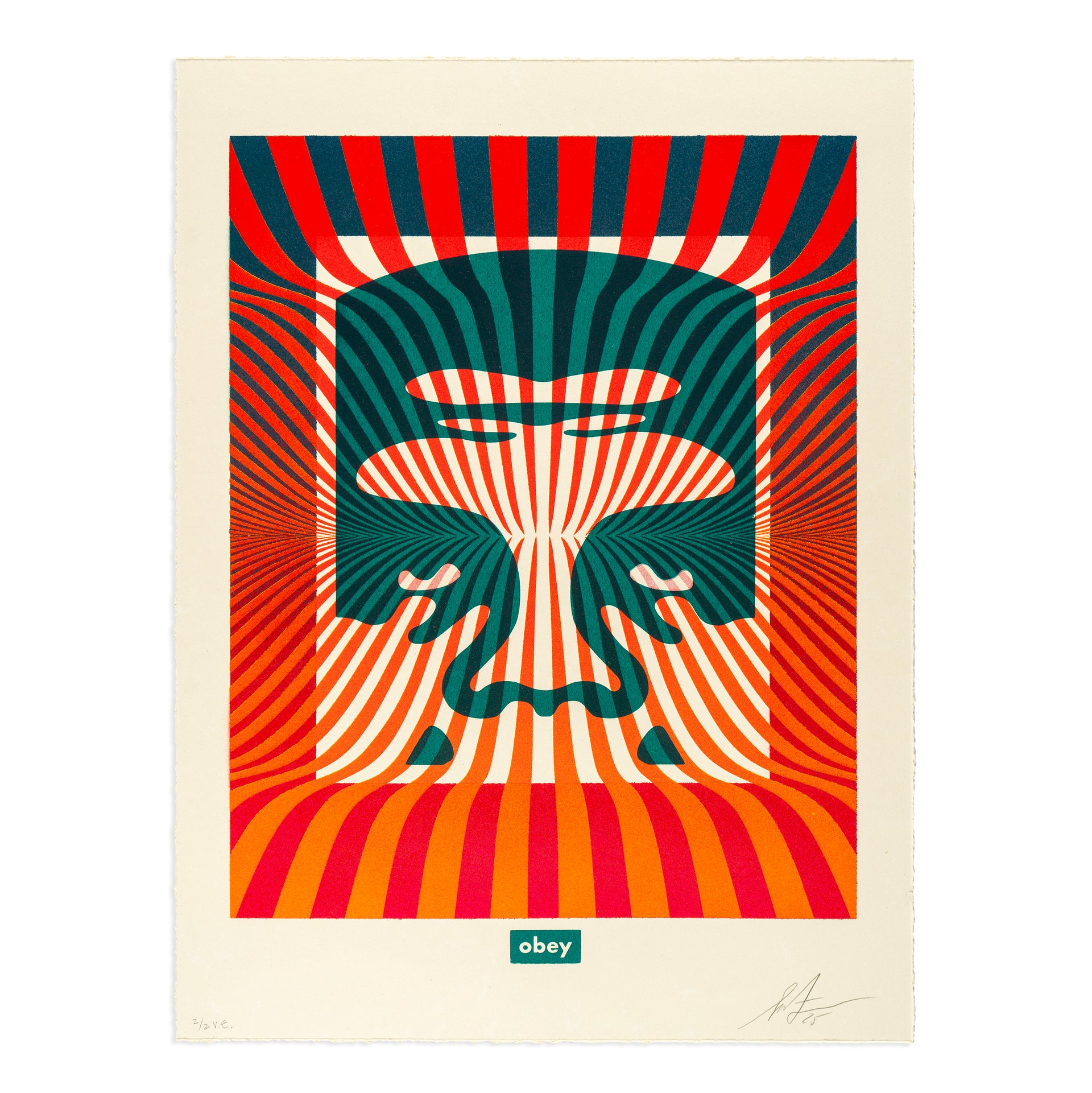 Shepard Fairey "Op-Art Icon 9, #2/2" Print