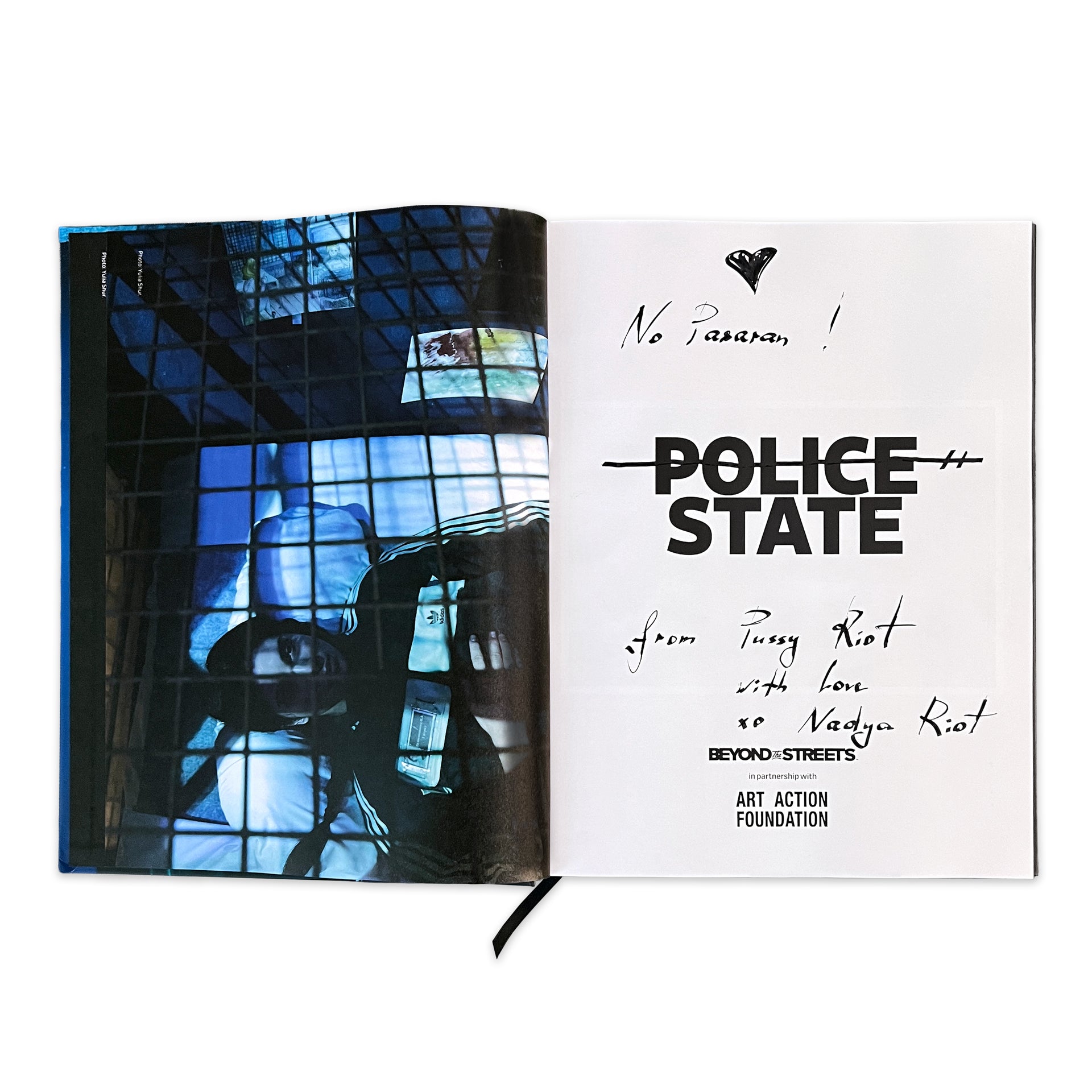 PRE-ORDER Nadya Tolokonnikova (PUSSY RIOT) Signed "Police State" Book + FREE 7" Record