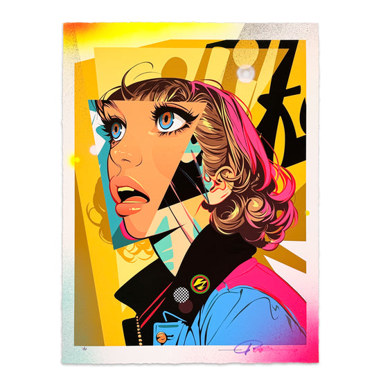 POSE "Sharp" Hand-Embellished Print