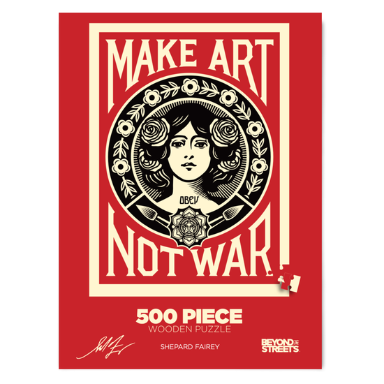 Shepard Fairey "Make Art Not War" Puzzle Series 1