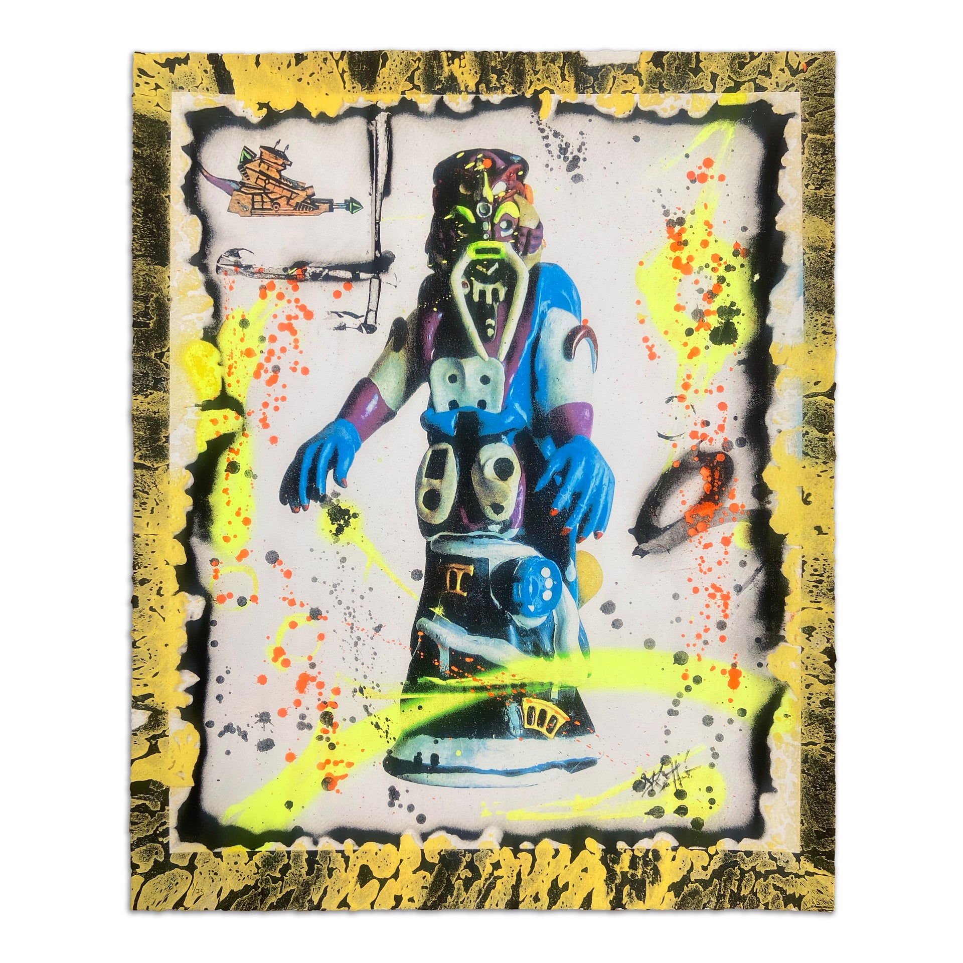 RAMMELLZEE "SHUN-U The Loan Sharker" Print