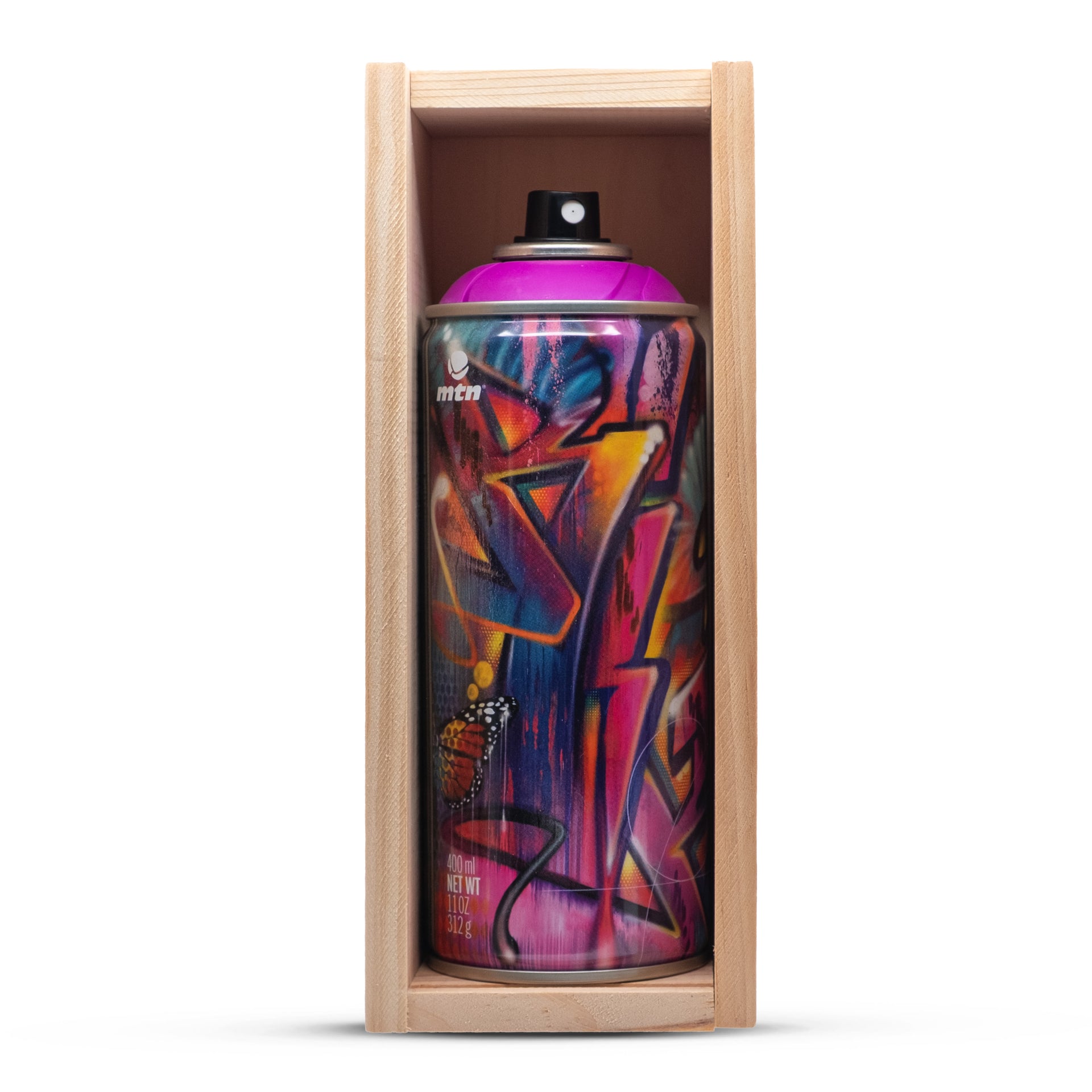 RISK "Limited Edition MTN Spray Paint Can (Fluorescent Violet)"