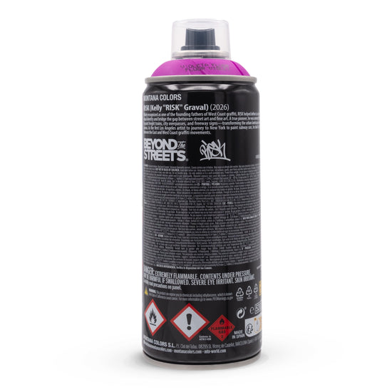 RISK "Limited Edition MTN Spray Paint Can (Fluorescent Violet)"