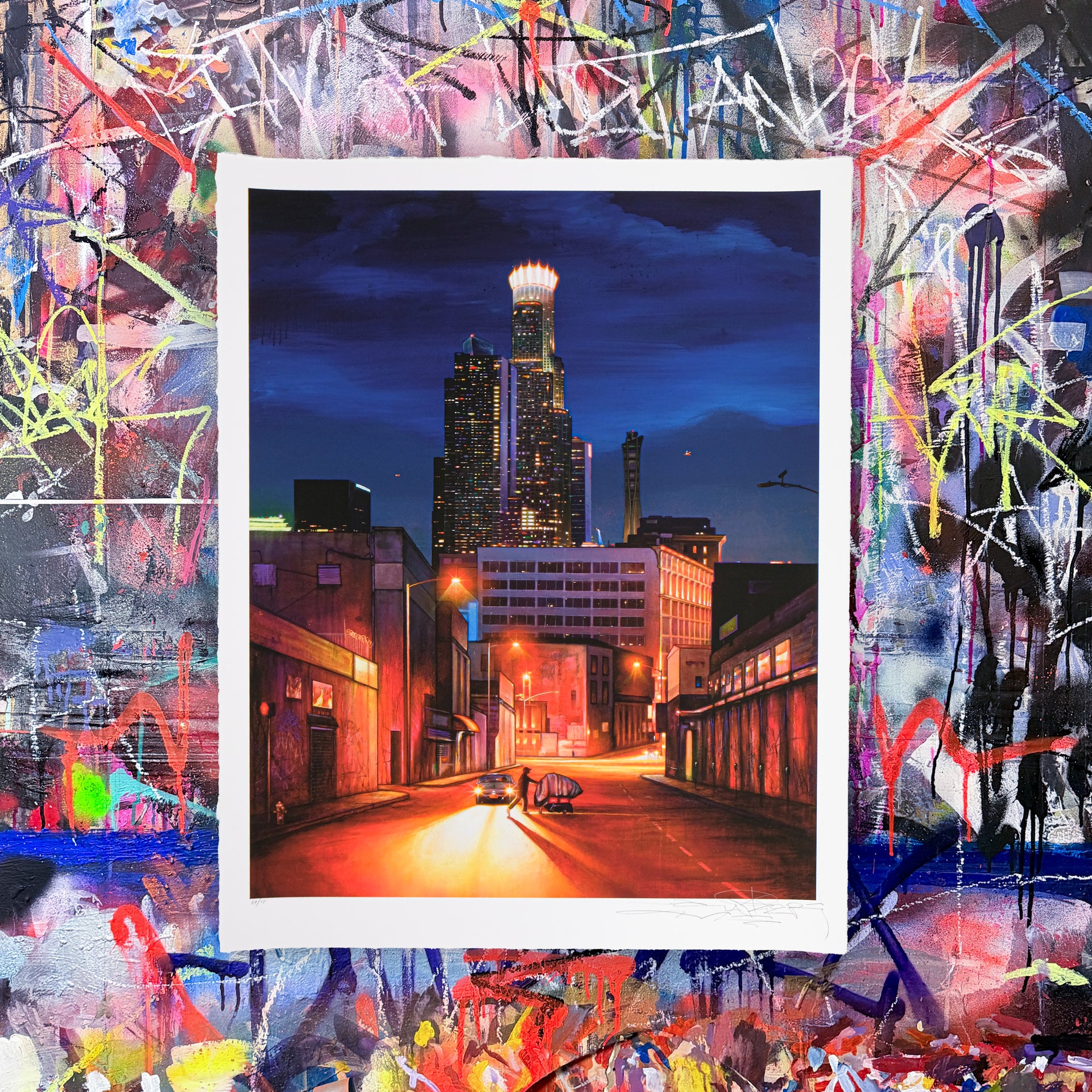 SABER "In The Belly - City of Lost Angelz" Print