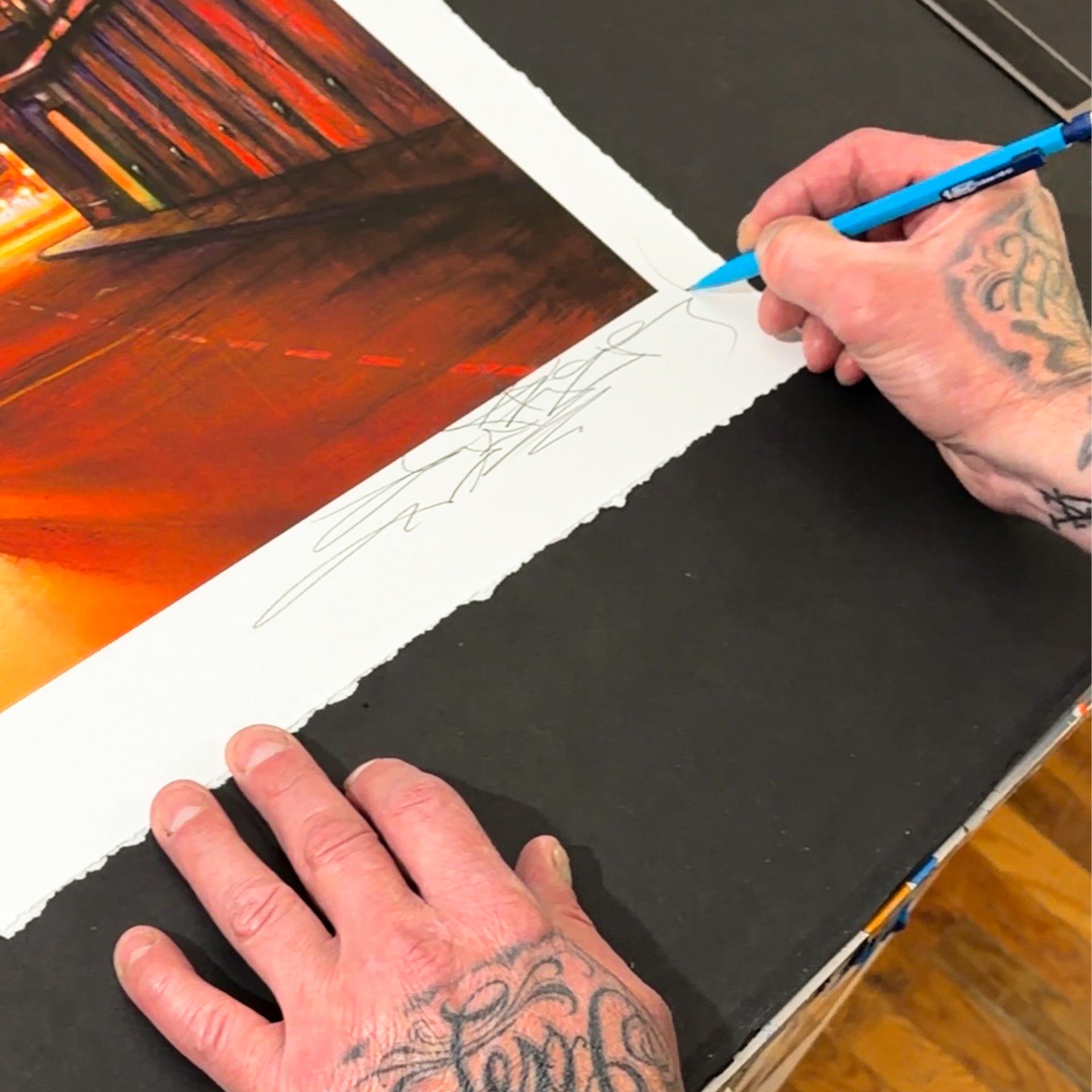 SABER "In The Belly - City of Lost Angelz" Print