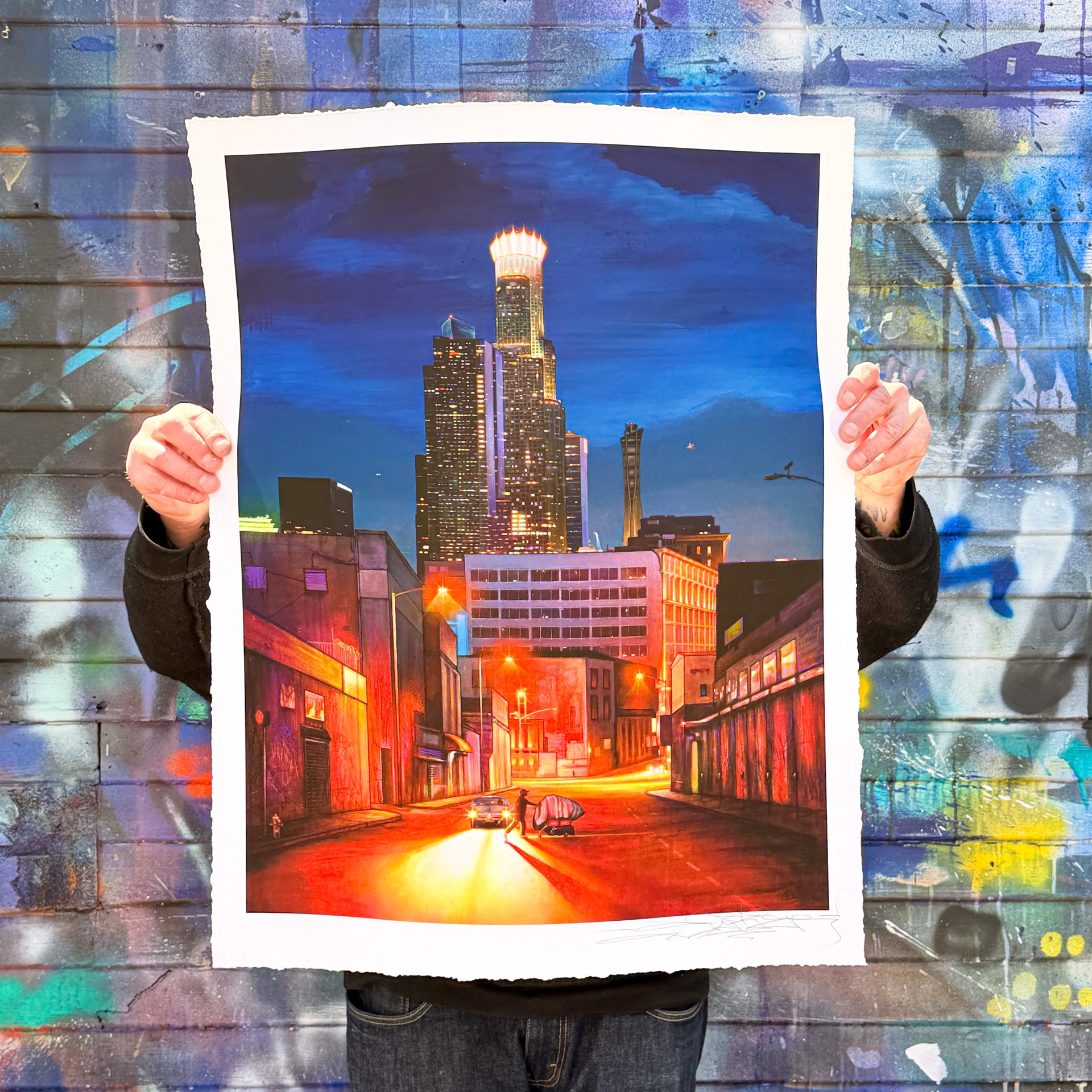 SABER "In The Belly - City of Lost Angelz" Print