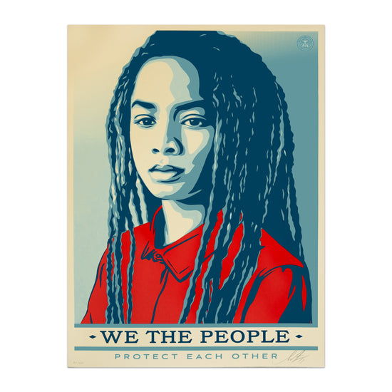 Shepard Fairey "Protect Each Other, 2017" Archive Print