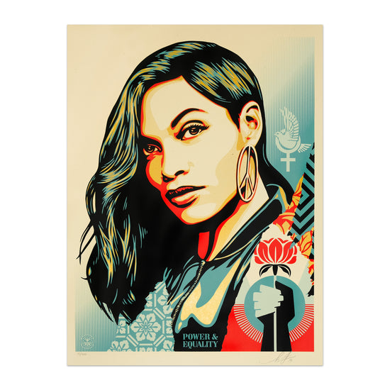 Shepard Fairey "Power & Equality: Flower, 2019" Archive Print