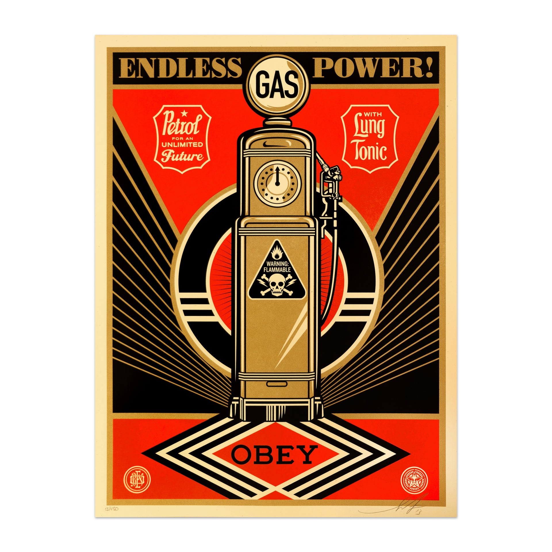 Shepard Fairey "Endless Power, 2013" Archive Print