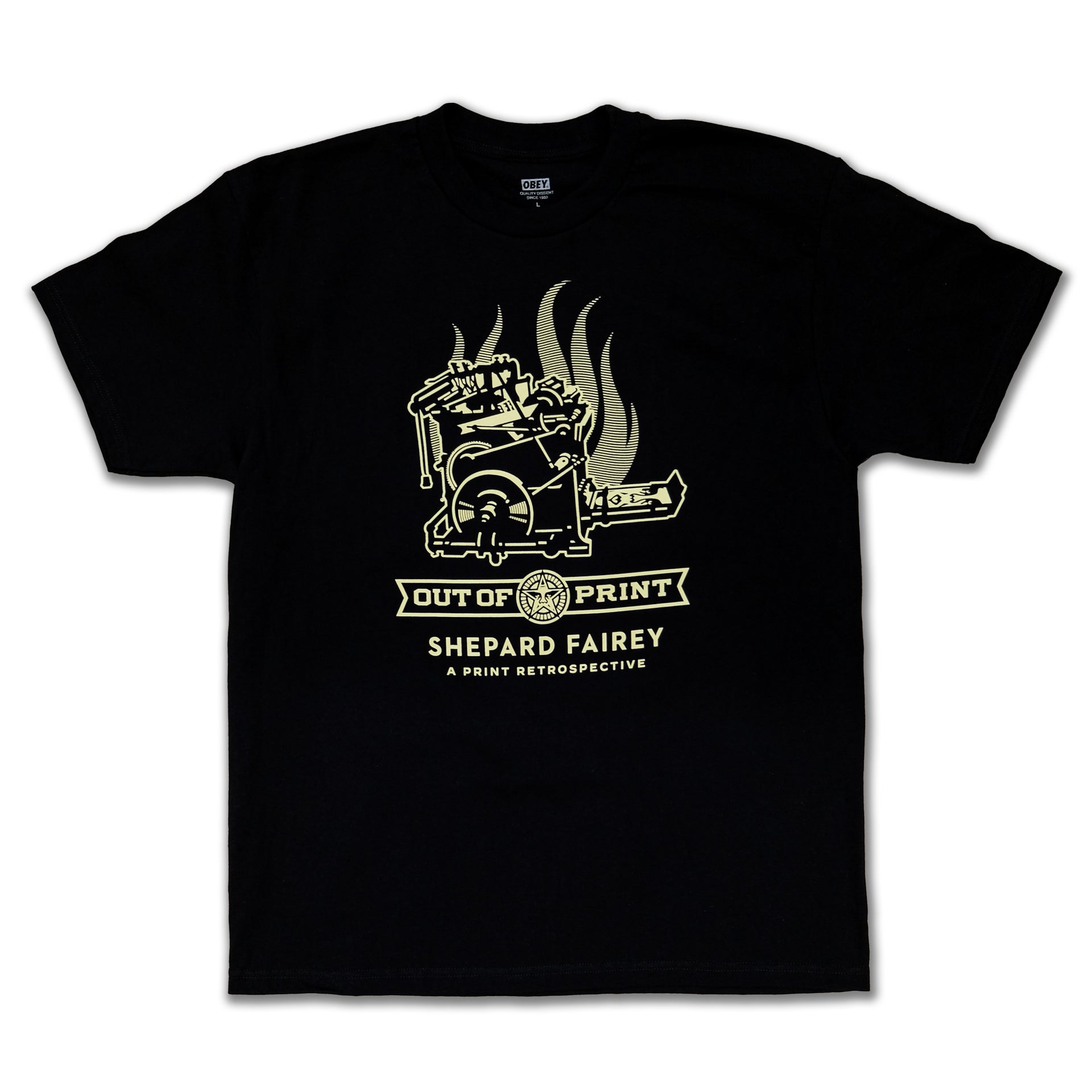 OBEY X BEYOND THE STREETS "Out of Print" Show Tee