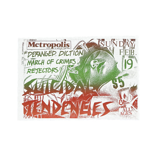 Kill Your Idols "Suicidal Tendencies Metro" Vintage Poster