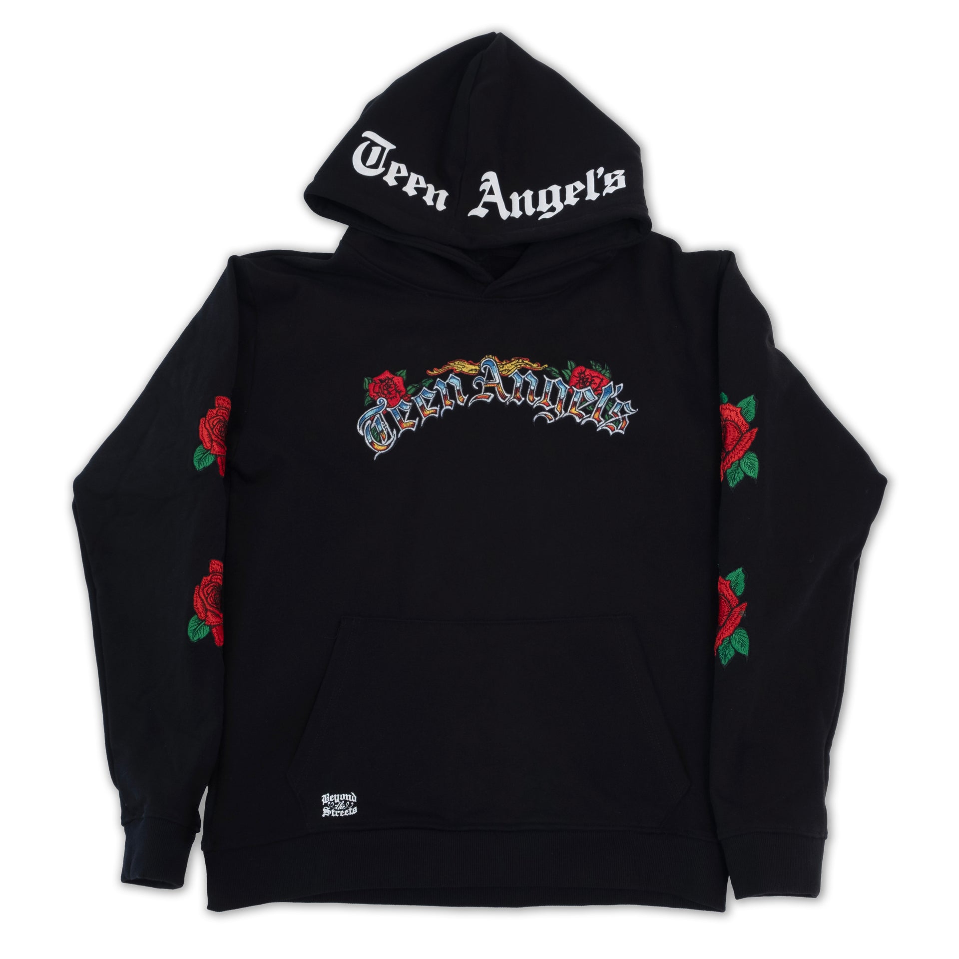 Teen Angel's "Roses 'n Chrome" Hoodie